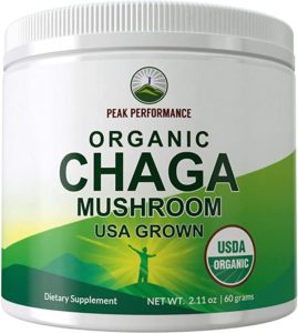 organic chaga mushroom powder